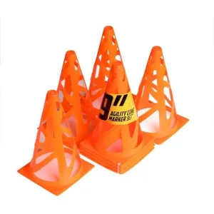 XM Fitness 9" Pylon Training Cones (Set of 4)