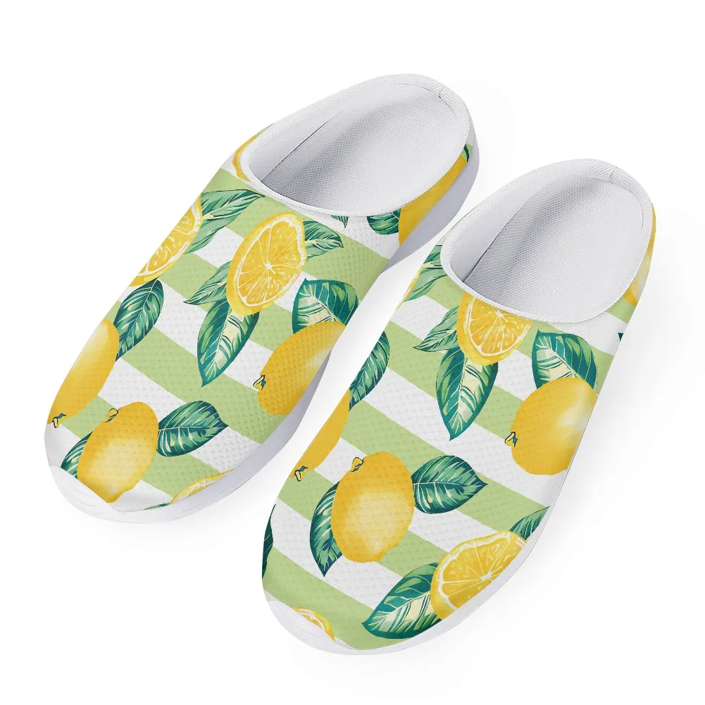 Zesty Lemon Garden Clogs