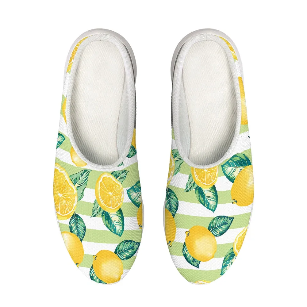 Zesty Lemon Garden Clogs